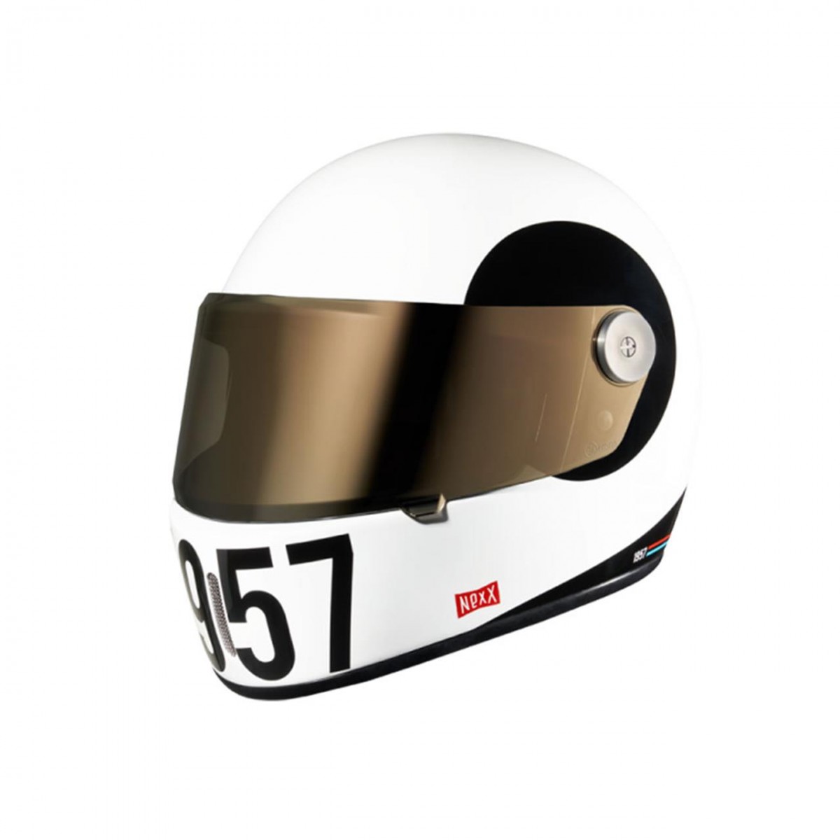 Nexx X.g100r Sputnık Kapalı Kask Beyaz-siyah