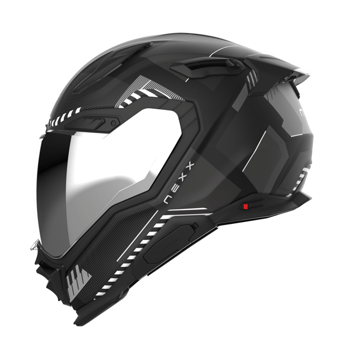 Nexx X.wst 3 Fluence Mat Siyah Gri Kapalı Kask X-LARGE