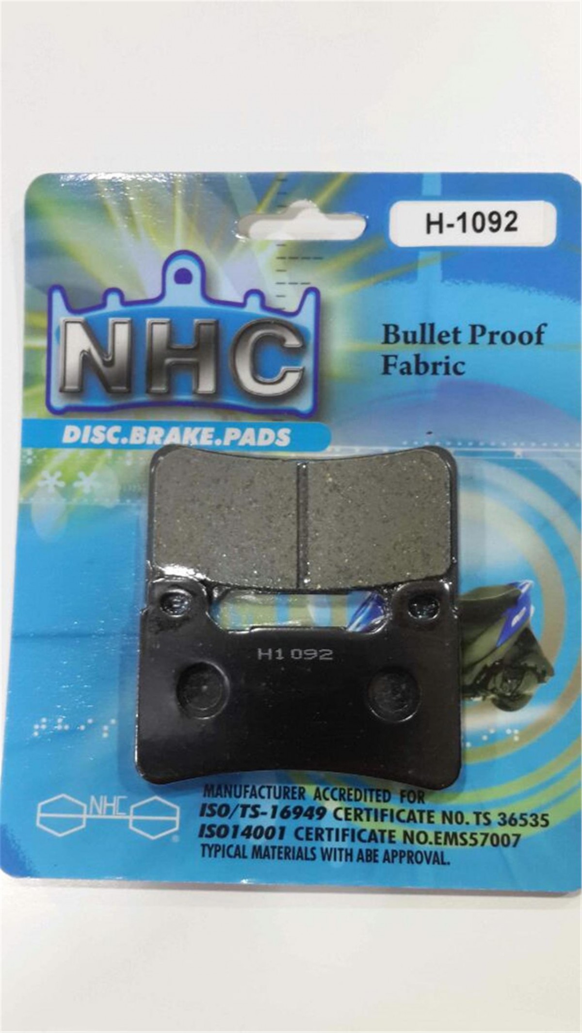 Nhc Fren Balatası H 1092 (gold 214) Ön Honda Cbr 600 1000 Rr Vfr 800 X Crossrunner
