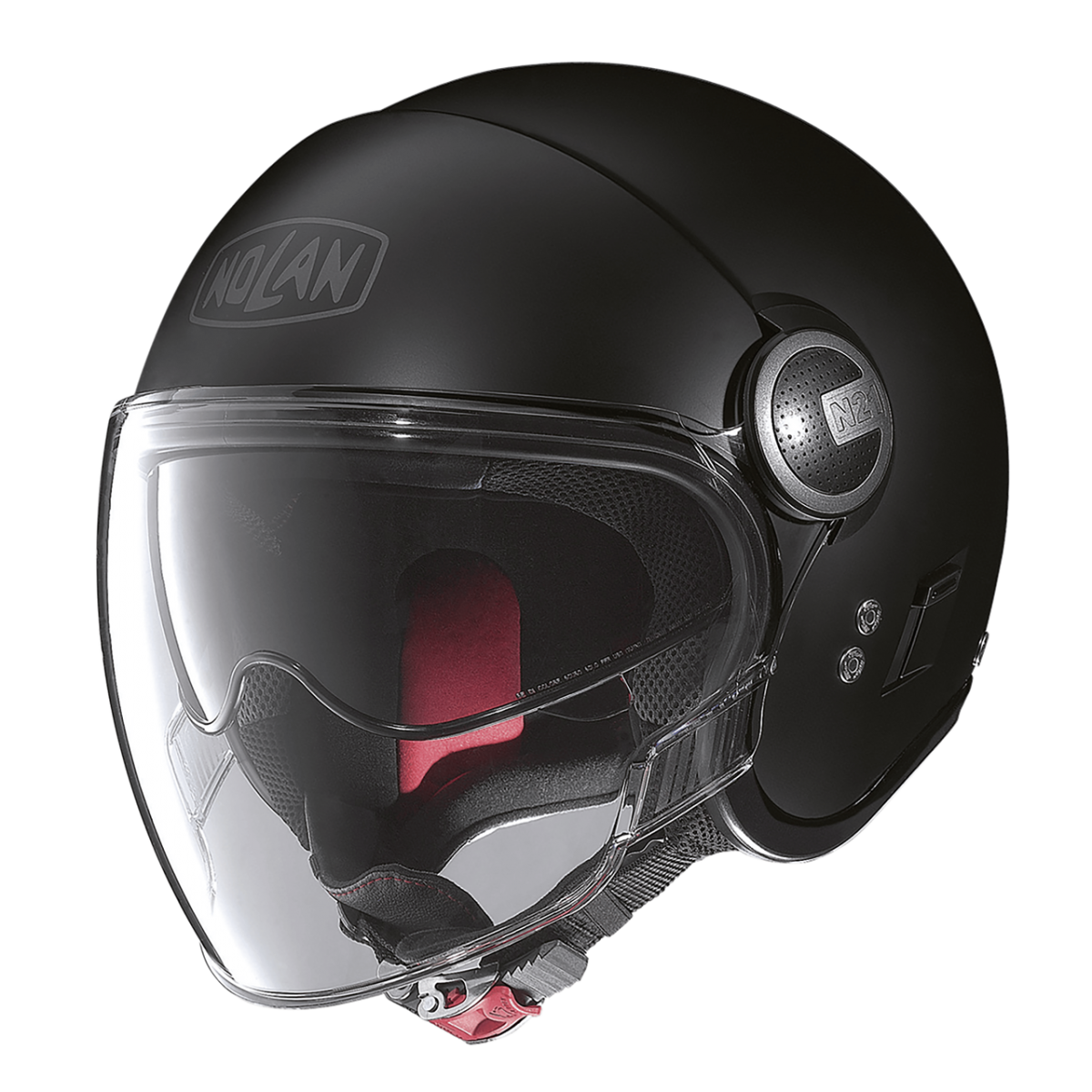 Nolan N21 Vısor 06 Classıc 010 Yarım Kask Mat Siyah