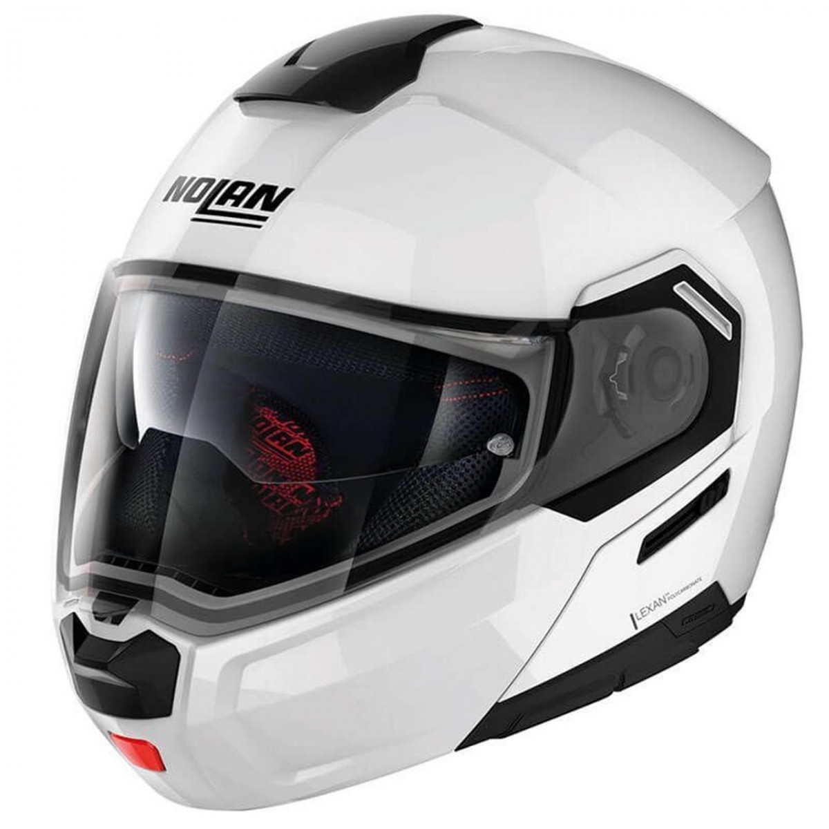 Nolan N90-3 Classıc N.com 005 Çene Açılır Kask Beyaz LARGE