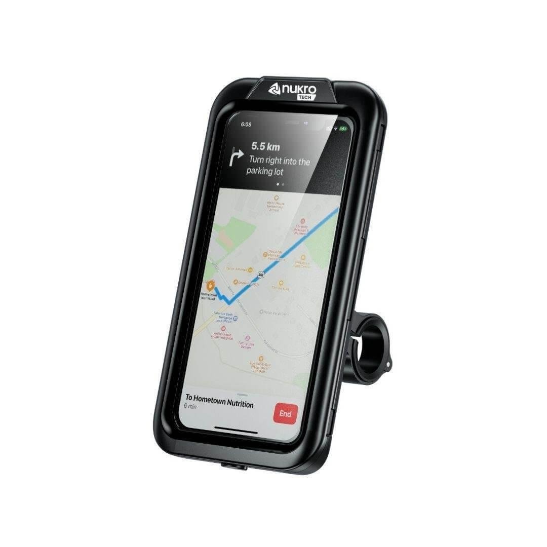 Nukrotech M18-54 Gidon Bağlantılı Su Geçirmez Telefon Tutucu