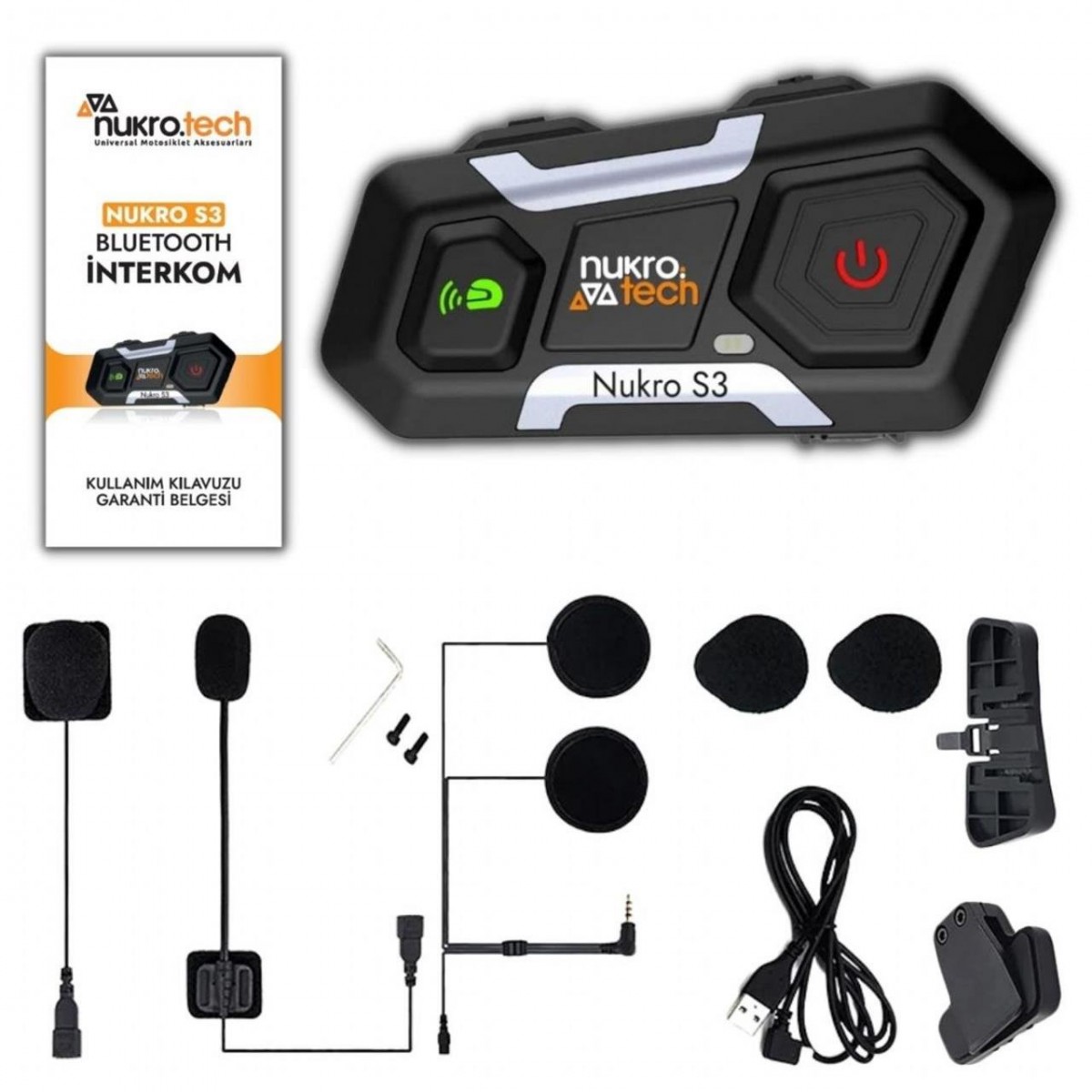 Nukrotech Nukro S3 Bluetooth Intercom