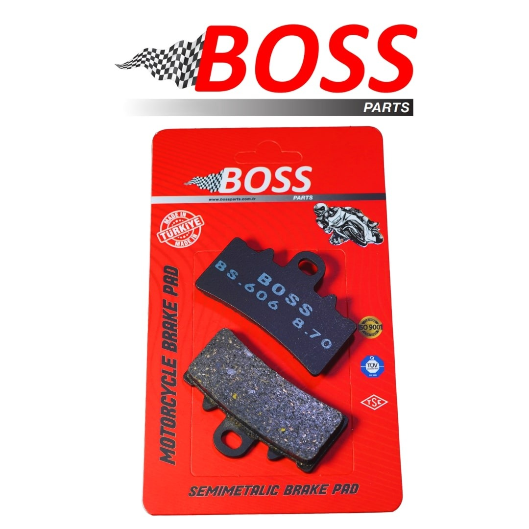 Boss Yarı Sinterli Fren Balatası Ön Bs606 Bajaj Domınar 250 400 Ktm Duke 200 250 390 305 Voge Sr4