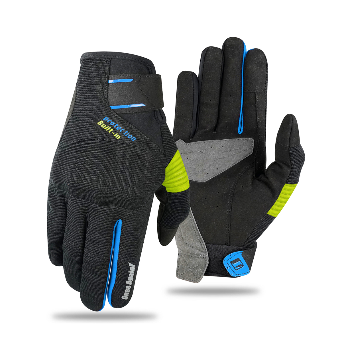 Ones Agaın Mg 12 Yazlık Eldiven Siyah Mavi Ones Agaın Mg 12 Yazlık Eldiven Siyah Mavi