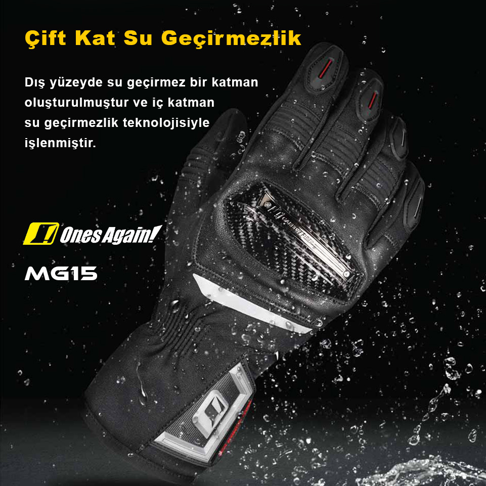 Ones Agaın Mg 15 Kışlık Eldiven Siyah