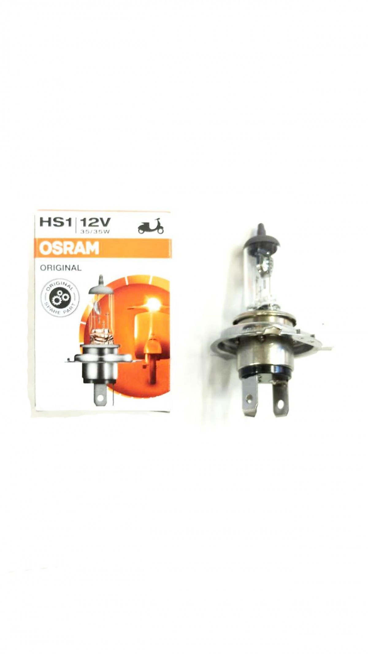 Osram Far Ampulü H4 35-35w Honda Spacy 110 Dıo 110 Yamaha Ybr 125 Esd Tvs Apache Ktm Duke 200