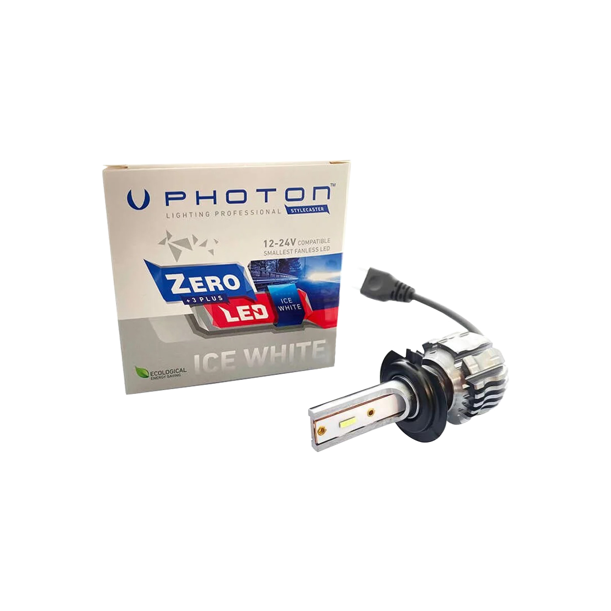 Photon Fansız Led Far Ampulü Zero H7 +3 Plus 12v-24v Photon Fansız Led Far Ampulü Zero H7 +3 Plus 12v-24v