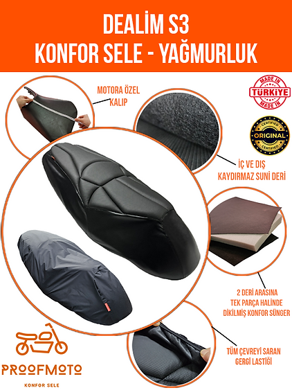 Proofmoto X10 Konfor Sele Pedi Dealim S3