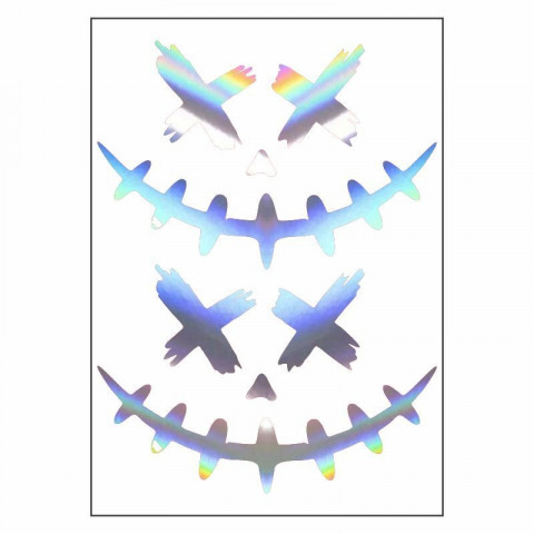 A4 Sticker 113 Tek Paket Çoklu Sticker Joker Hologram