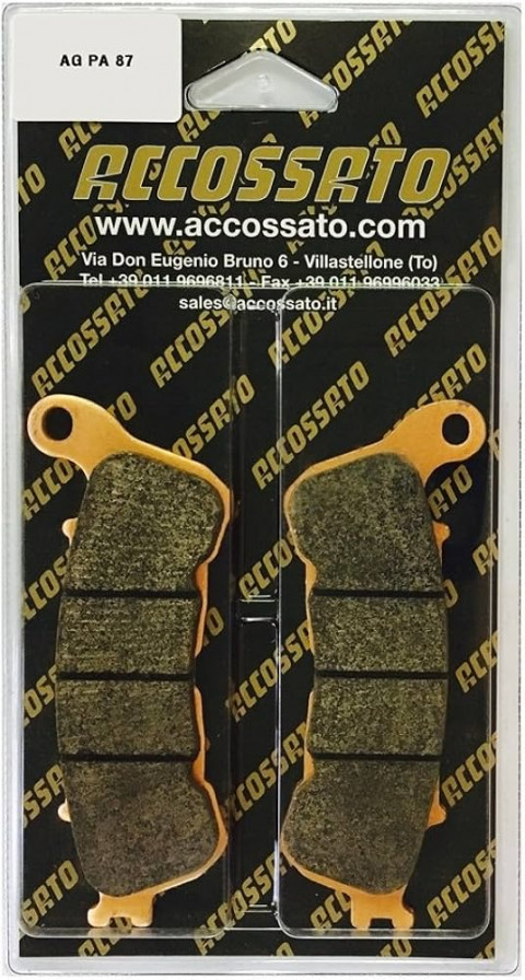 Accossato Organik Fren Balatası Agpa87or Honda Forza Sh300 Cbf500 Cbf600 388