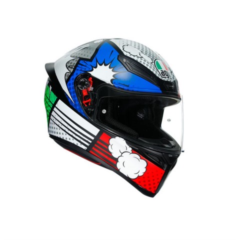 Agv K1 Multı Bang Mat Kapalı Kask İtalya Mavi