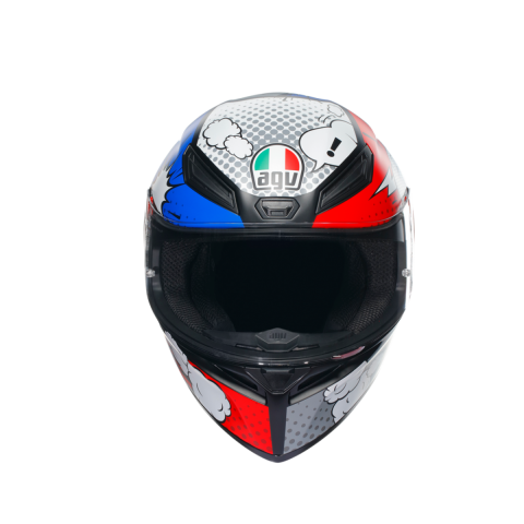 Agv K1 S Bang Mat İtalya Mavi Kapalı Kask LARGE