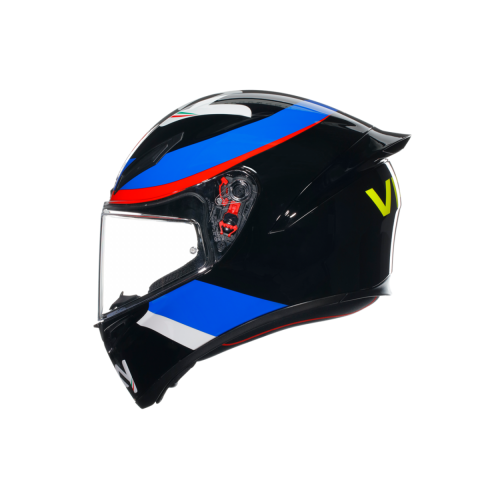 Agv K1 S Kapalı Kask Vr46 Sky Racıng Team Siyah-kırmızı