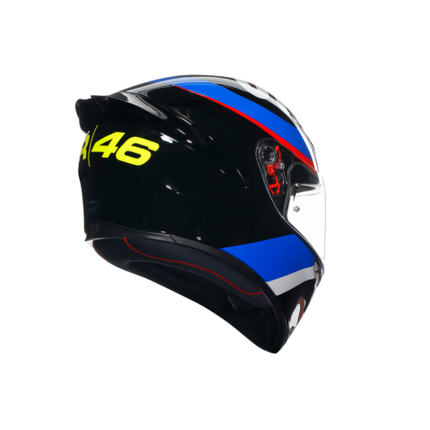 Agv K1 S Kapalı Kask Vr46 Sky Racıng Team Siyah-kırmızı