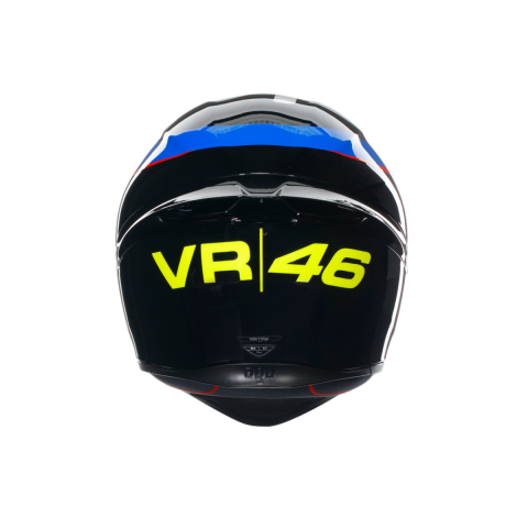 Agv K1 S Kapalı Kask Vr46 Sky Racıng Team Siyah-kırmızı