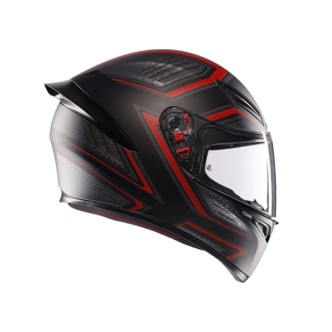 Agv K1 S Sling Kapalı Kask Mat Siyah-kırmızı X-LARGE