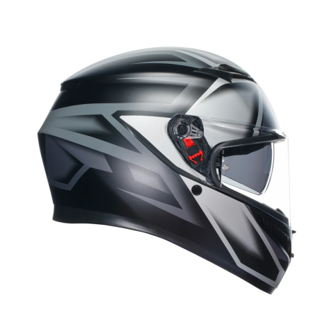 Agv K3 Compound Kapalı Kask Mat Siyah-gri