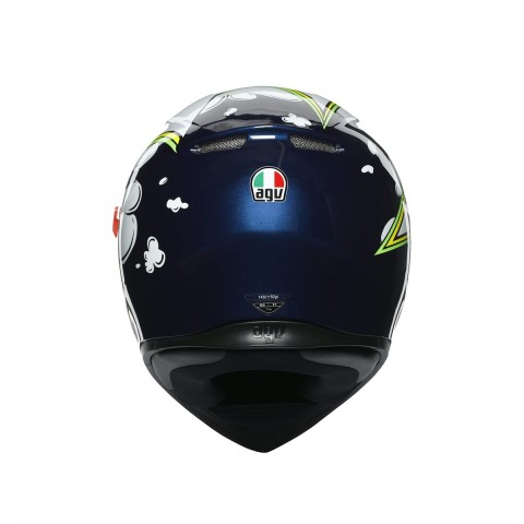 Agv K3 Sv Multı Kapalı Kask Bubble Mavi-beyaz-sarı