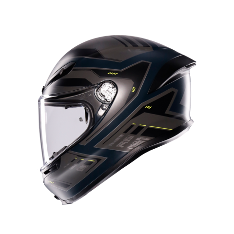 Agv K6 S Enhance Kapalı Kask Mat Gri-sarı