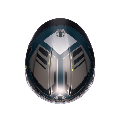 Agv K6 S Enhance Kapalı Kask Mat Gri-sarı