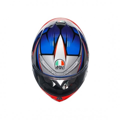Agv K6 S Kapalı Kask Slashcut Siyah-mavi-kırmızı