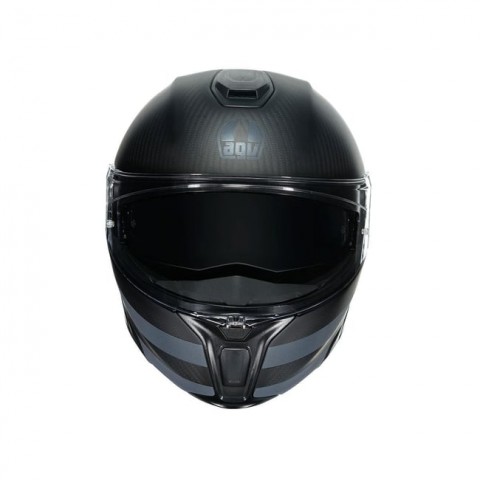 Agv Sportmodular Multı Çene Açılır Kask Karbon-siyah