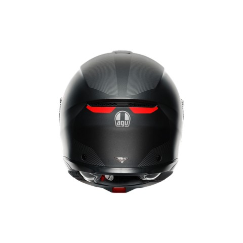 Agv Tourmodular Çene Açılır Kask Frequency Mat Metal-kırmızı