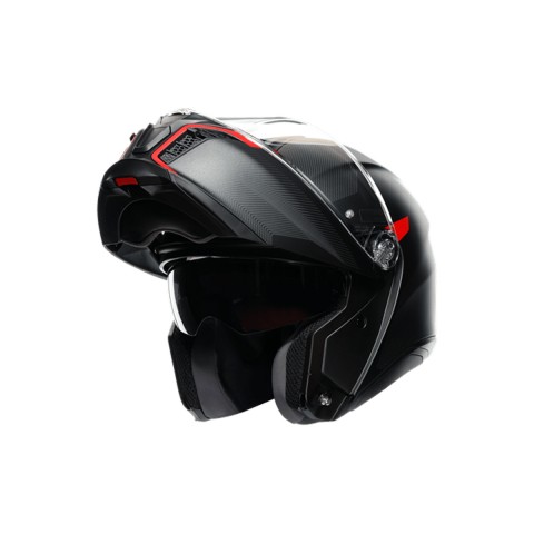 Agv Tourmodular Çene Açılır Kask Frequency Mat Metal-kırmızı