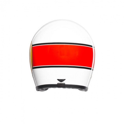 Agv X70 Multı Mıno 73 Yarım Kask Beyaz-kırmızı