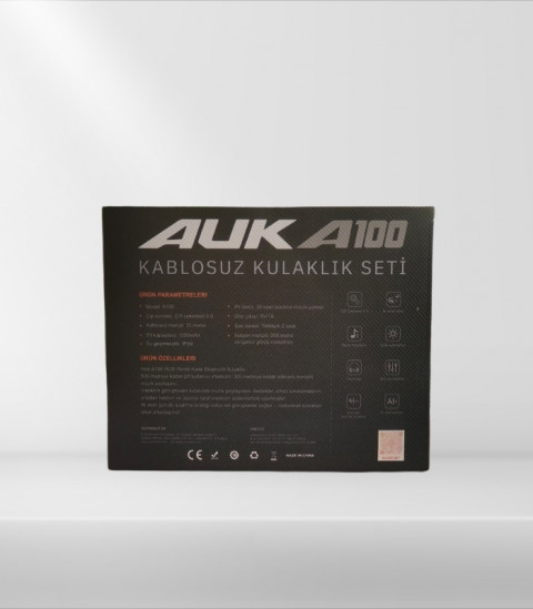 Auk A100 Bluetooth Ve Intercom Kask İçin İp56 İki Kişilik