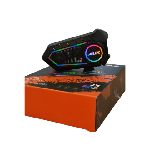 Auk A20 Bluetooth Ve Intercom Kask İçin İki Kişilik