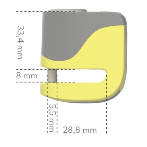Auvray Disk Kilidi 5,5 Mm Vespa