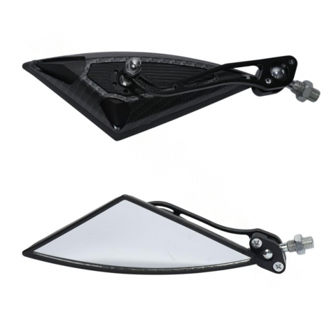 Ayna Takımı Üçgen Modifiye 10mm Adaptör 8mm Karbon