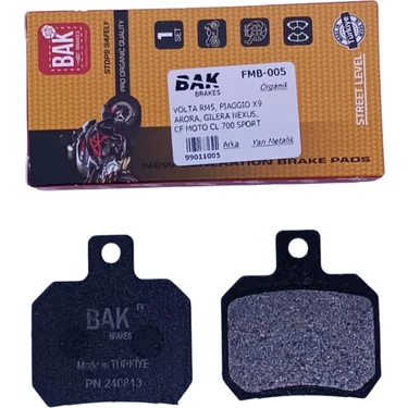 Bak Yarı Sinterli Balata Fmb 005-s Volta Rm5 Rm5x 152-266