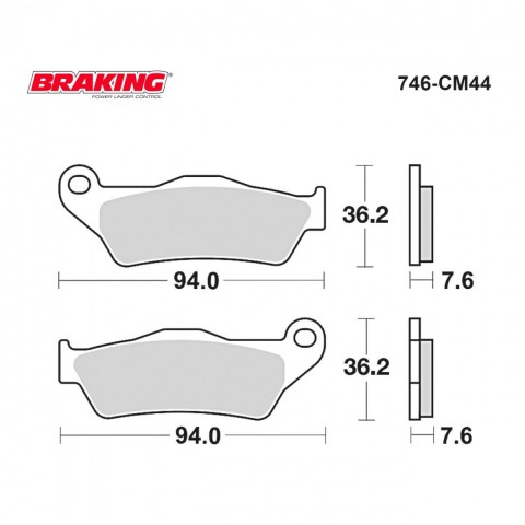 Brakıng Fren Balatası Sinter 746cm44 Multistrada V4s Sport Bmw G 450 X Gas Gas Ec Mc 250 300