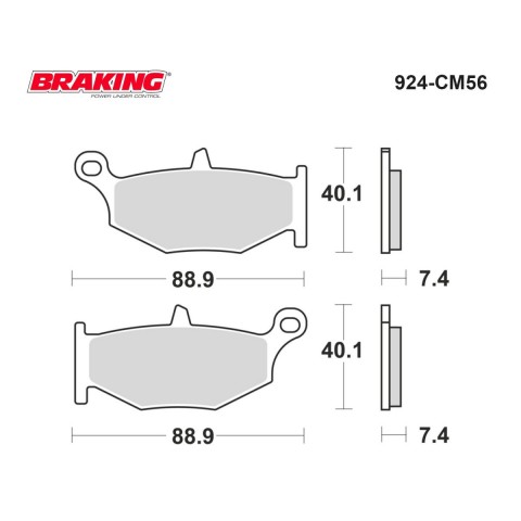 Brakıng Fren Balatası Sinter 924cm56 Arka Suzukı Gsr 400 600 Gsx-r 600 750 1000 1300 Hayabusa Dl 1000 V-strom 241