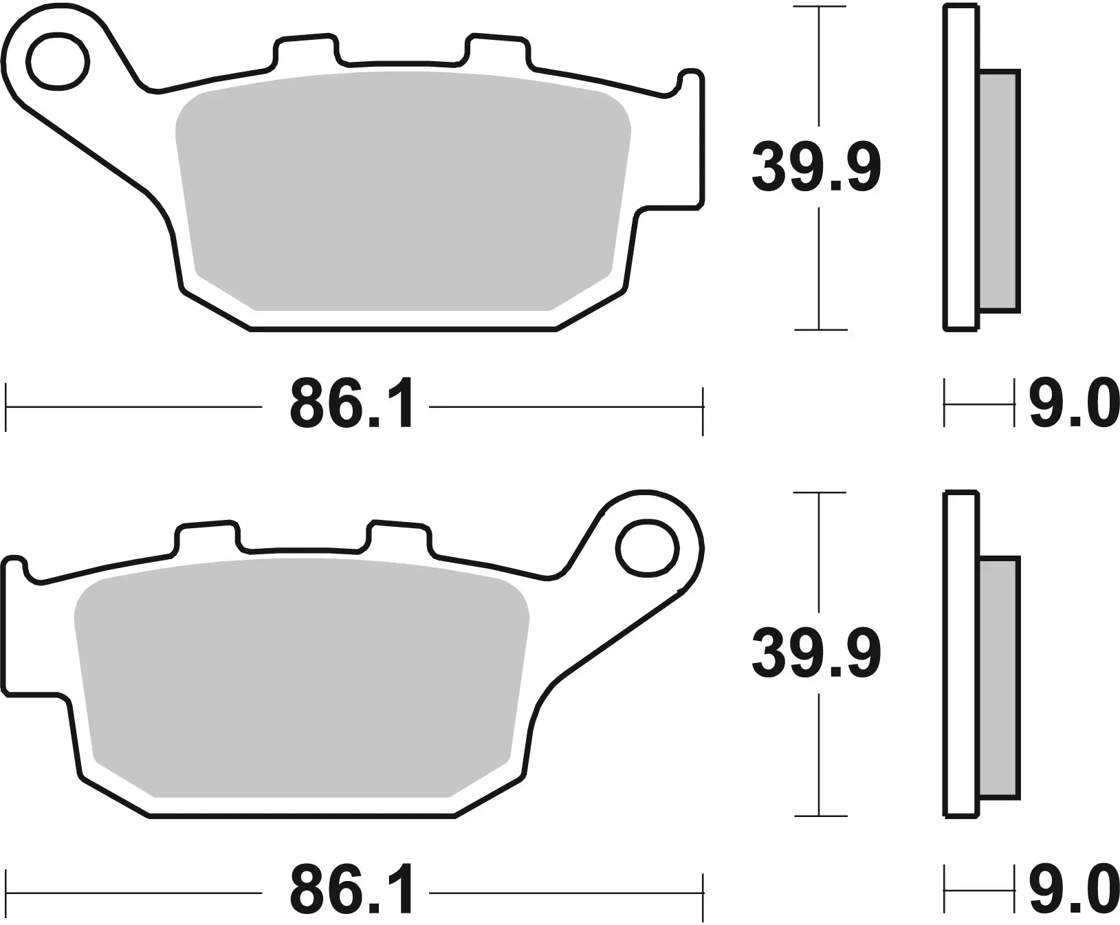 Brembo Sinterli Fren Balatası 07ho53sp Arka Cbr 250 R Nc 750 S X  Cfmoto Nk150 Cbr 650 Fa Cb 650 F Suzukı Gw 250 Inazuma 306 496