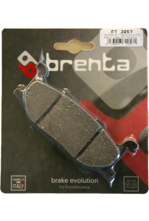Brenta Organik Fren Balata Ft 3057 Ön Honda Cbx250s Yamaha Yp400 Majesty, Xv535 Virago Xvs650 Dragstar Xv1100 Virago (048 - 179)
