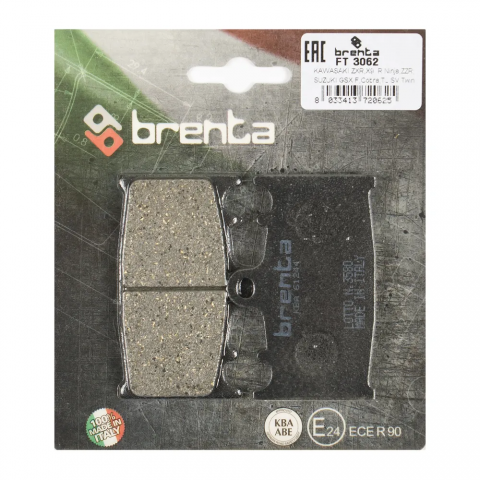 Brenta Organik Fren Balata Ft 3062 Ön Yamaha Yzf-r125 Xt 660 Z Ktm Exc 250 400 450 500 Adventure Supermoto Ducatı Monster 032