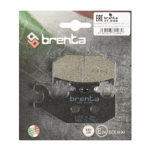 Brenta Organik Fren Balata Ft 3108 (182 - 307)