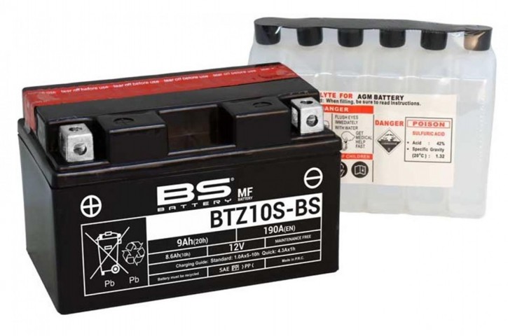 Bs Akü Btz10s-bs 12v9ah 2019-2022 Honda Cb 650 R
