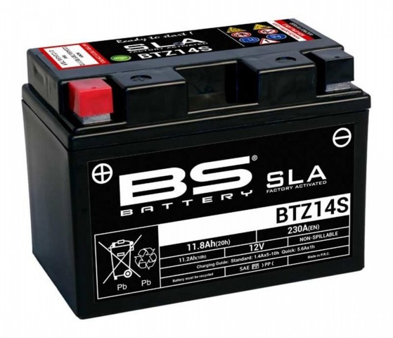 Bs Kuru Akü Btz14s Sla 12v12ah 2014-2020 Honda Nc 750 S Dct
