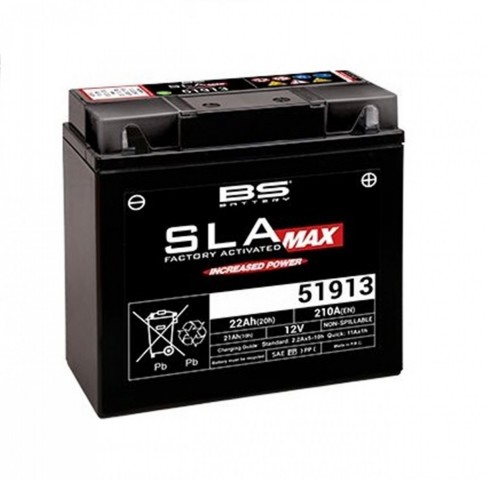 Bs Akü Sla (kuru) Max 51913 12v21ah 2003-2008 Bmw K 1200 Gt