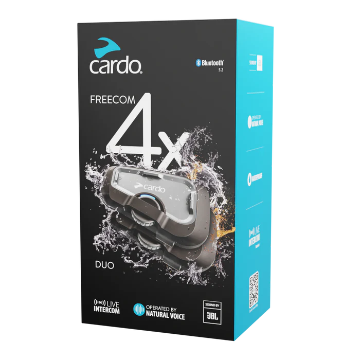 Cardo Freecom 4x Bluetooth Ve Intercom (ikili Paket)