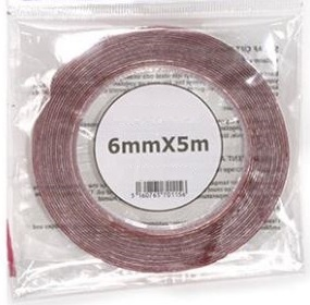 Çift Taraflı Bant Şeffaf 6mm X 5m