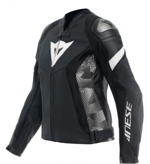 Daınese Avro 5 Kadın Deri Mont Siyah-beyaz