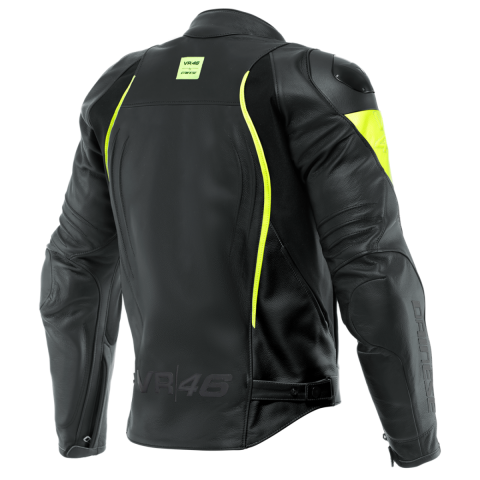 Daınese Vr46 Deri Mont Siyah-neon Sarı