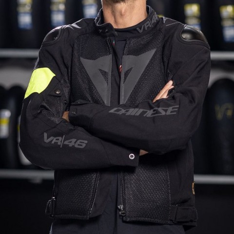 Daınese Vr46 Wetlap Aır D-dry Mont Siyah-neon Sarı