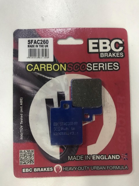 Ebc Fren Balatası Carbon Sfac260 2014-2019 Peugeot Tweet 151 Arka